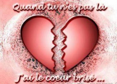 Mon coeur a besion d'amour d'etre chouchouter constament